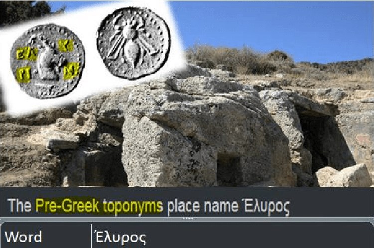 Qyteti i lashtë ILIR në Kretë dhe monedha e saj shkruar në shqip ELYRION