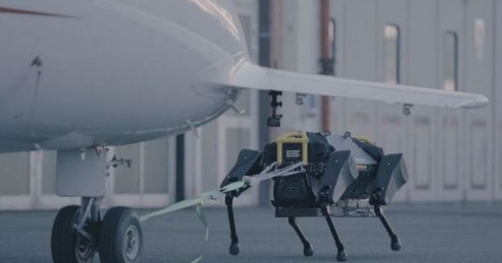 Shpiket roboti që tërheq avionë